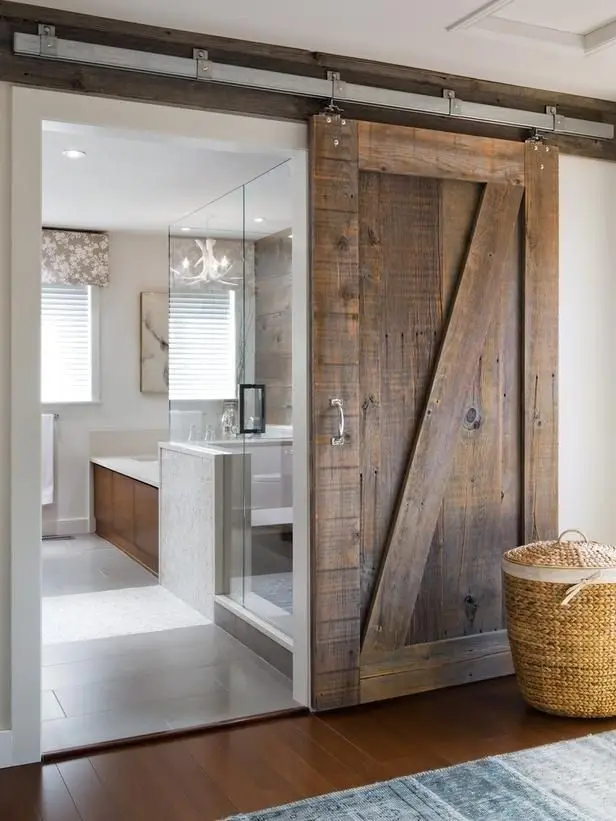 rustic sliding barn door