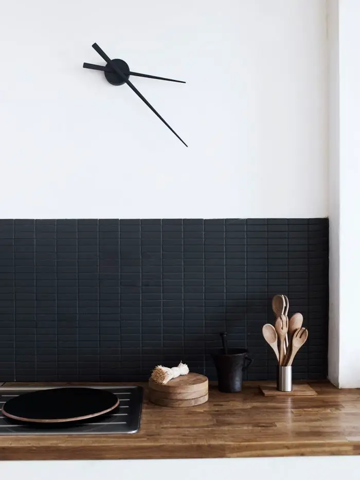 fireclay kitchen splashback