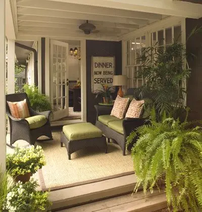 cosy tropical verandah