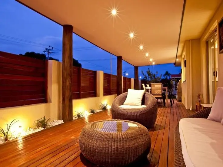 modern rustic verandah