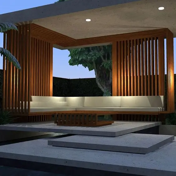 modern pergola