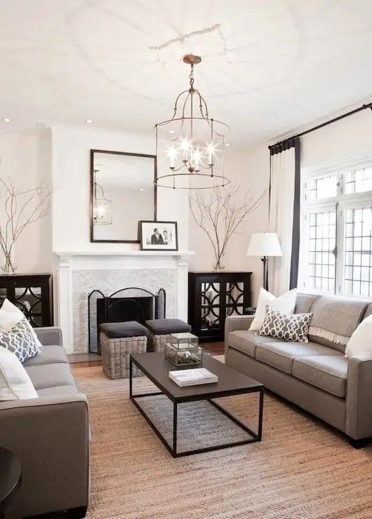 modern Cape Cod living room