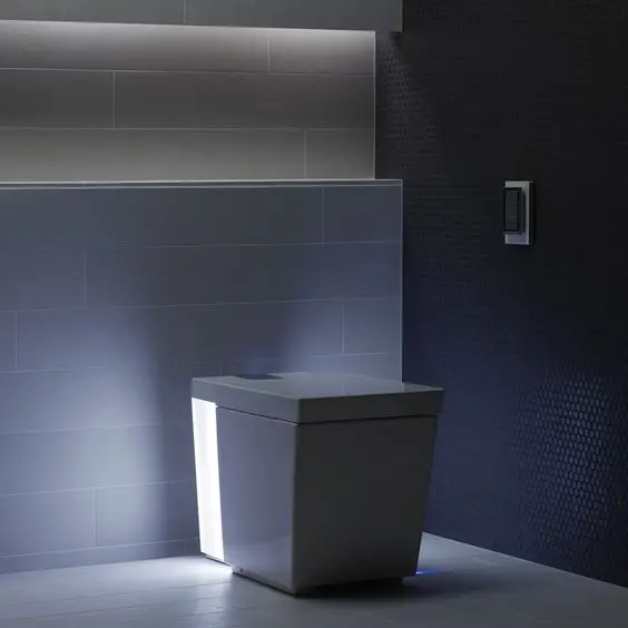 modern angular toilet