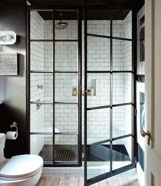 city scape bathroom