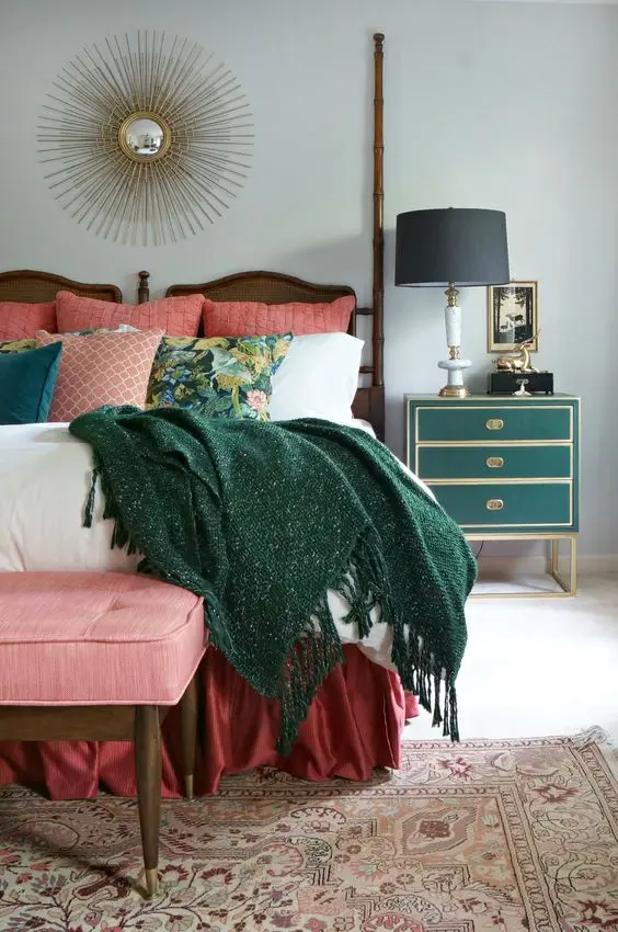 lush and exotic bedroom