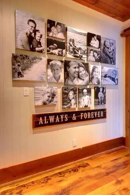 family wall gallery