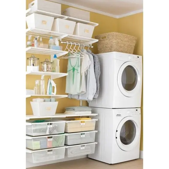 small laundry room