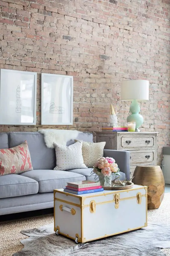 chic soho apartment living room