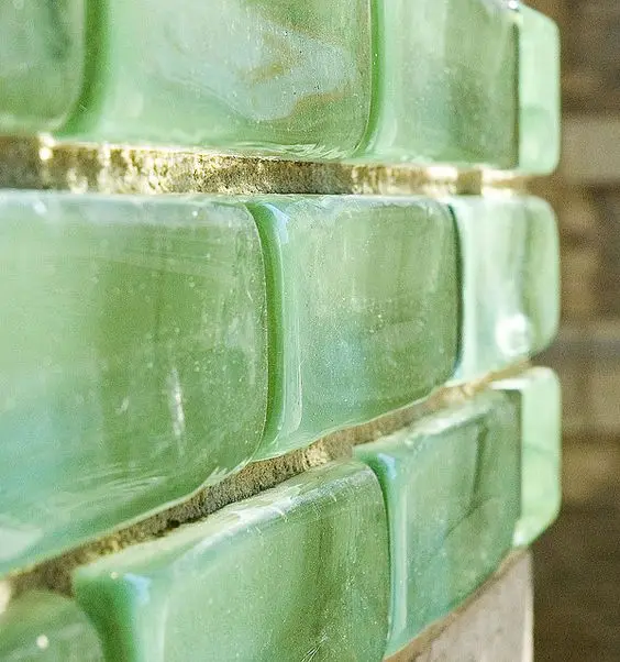 green glass bricks
