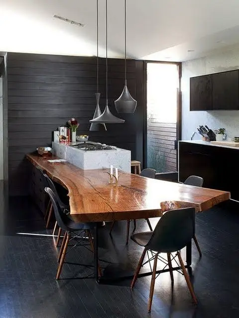 modern rustic kitchen
