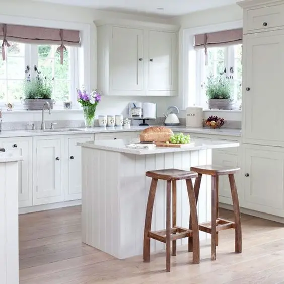 white cottage kitchen