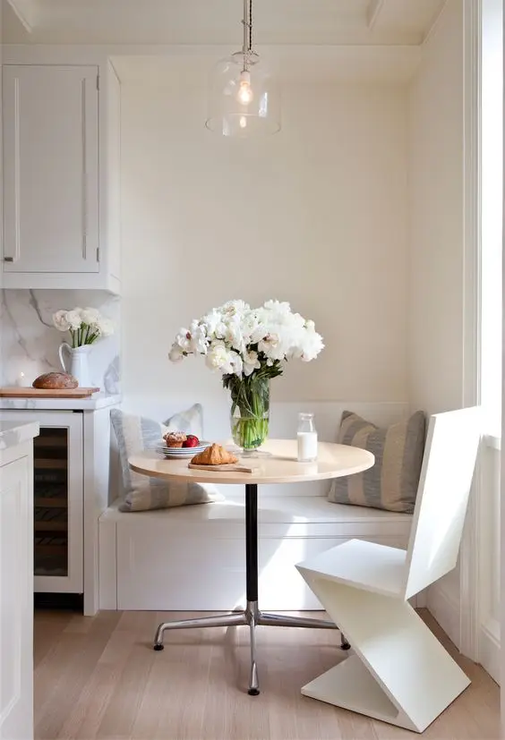 small breakfast nook