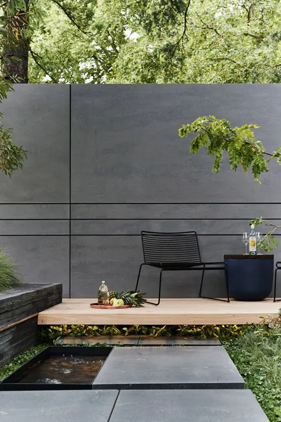 modern concrete wall