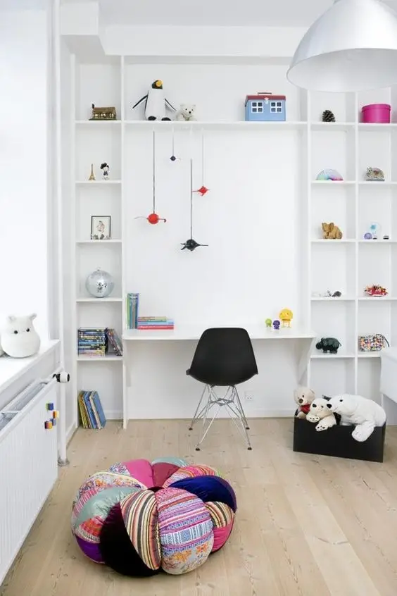 white study area