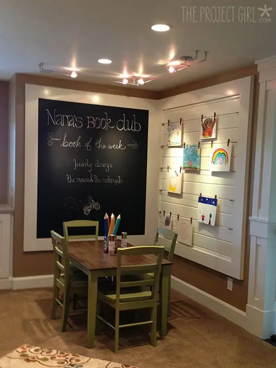 kiddie study area