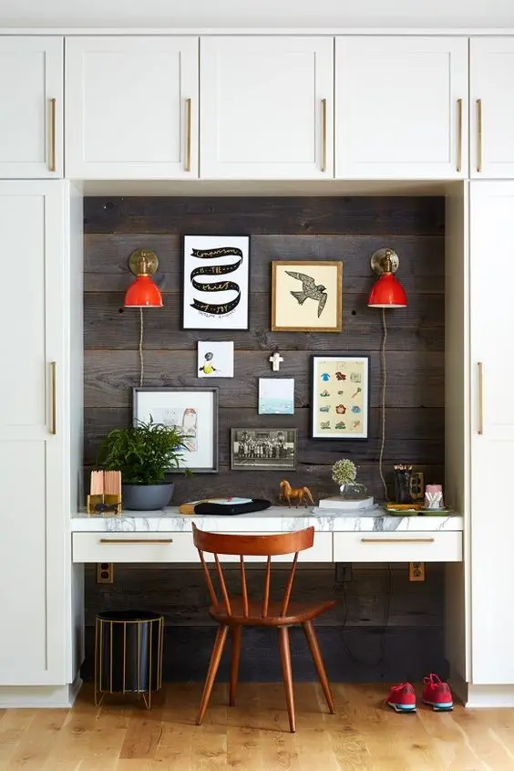 elegant study nook
