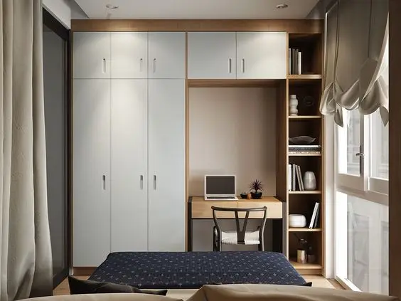 tall closets small bedroom