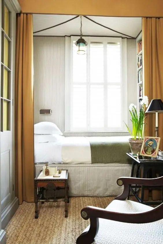 elegant small bedroom
