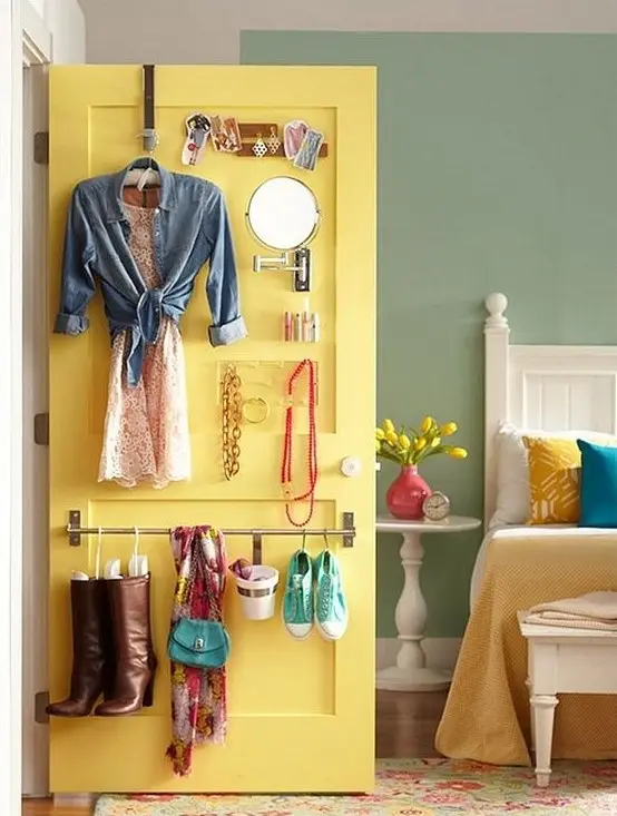 closet door storage organiser