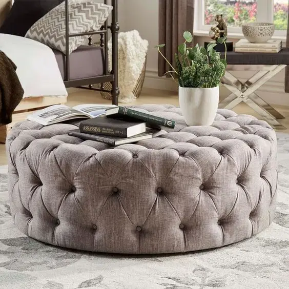 tufted ottoman