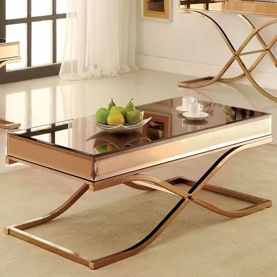 copper coffee table