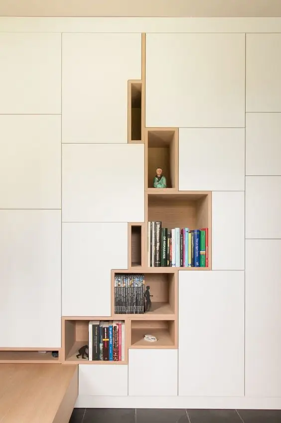 modern built in cabinets