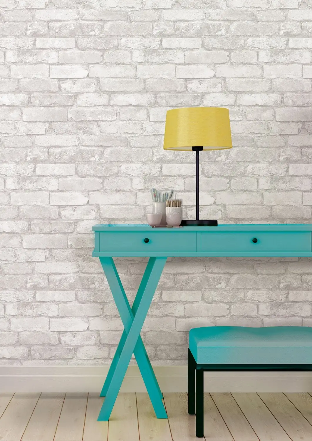 brick wallpaper design for home