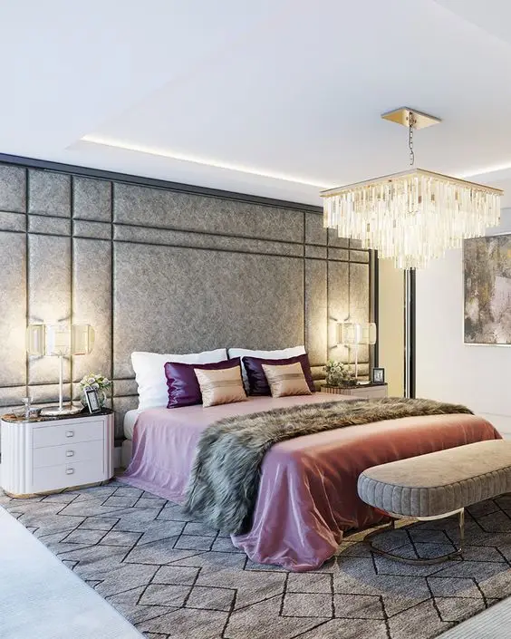 modern luxurious bedroom