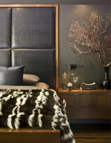 modern luxurious bedroom