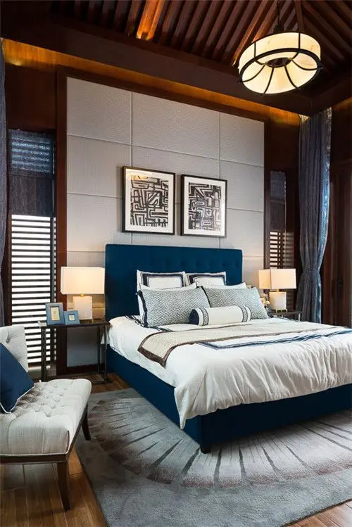 eclectic bedroom design