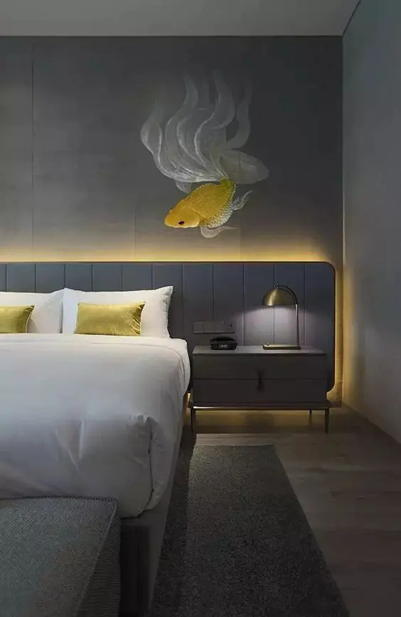 modern luxurious bedroom
