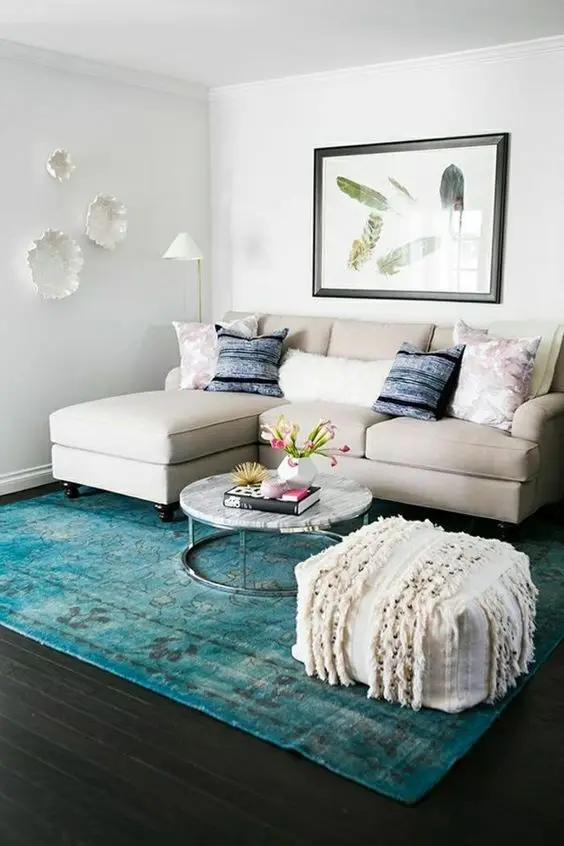 small seascape living room