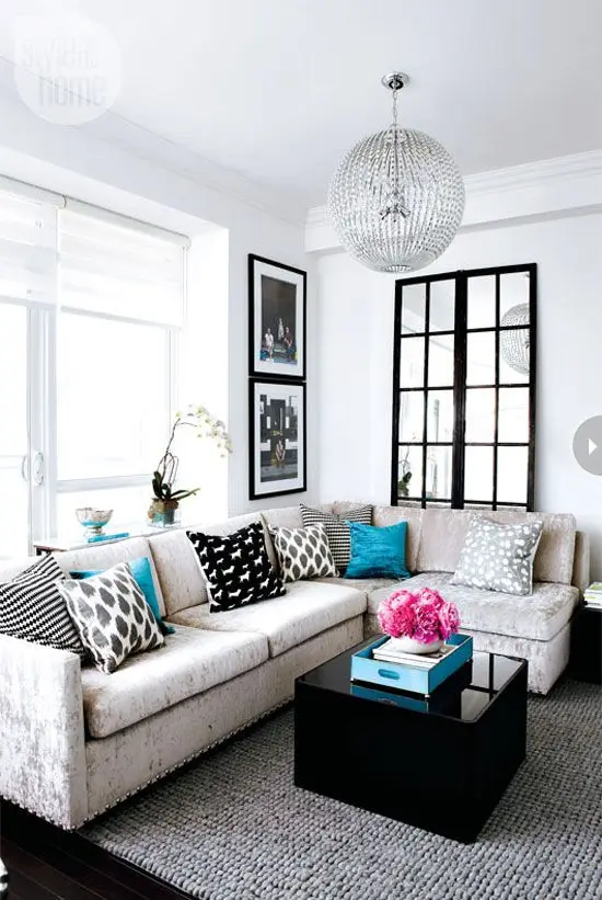 small trendy living room
