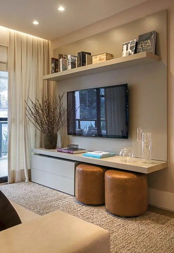 small living room entertainment centre