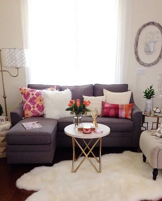 small posh living room