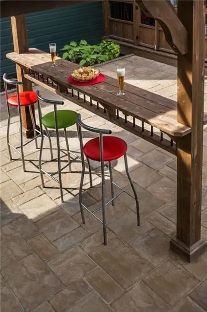 outdoor kitchen stools