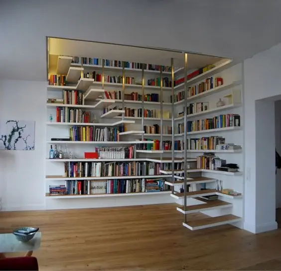 floating loft stairs