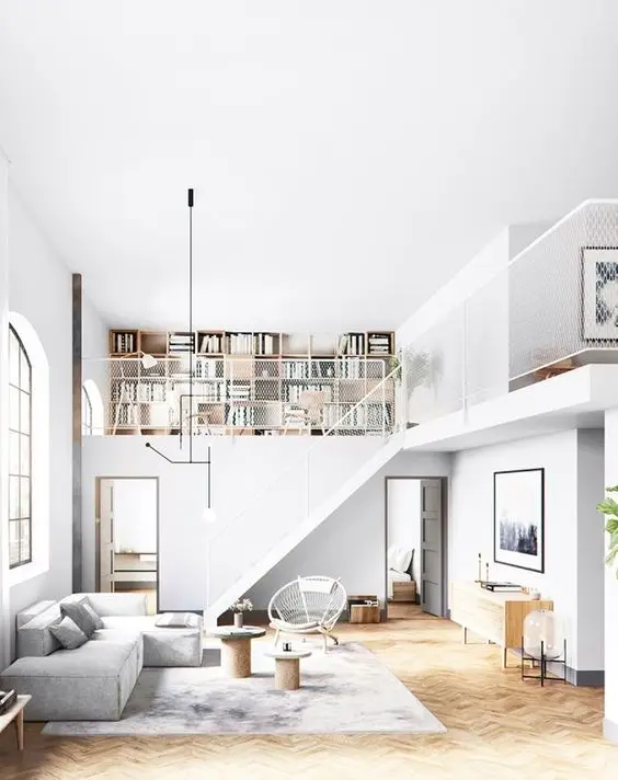 modern white apartment