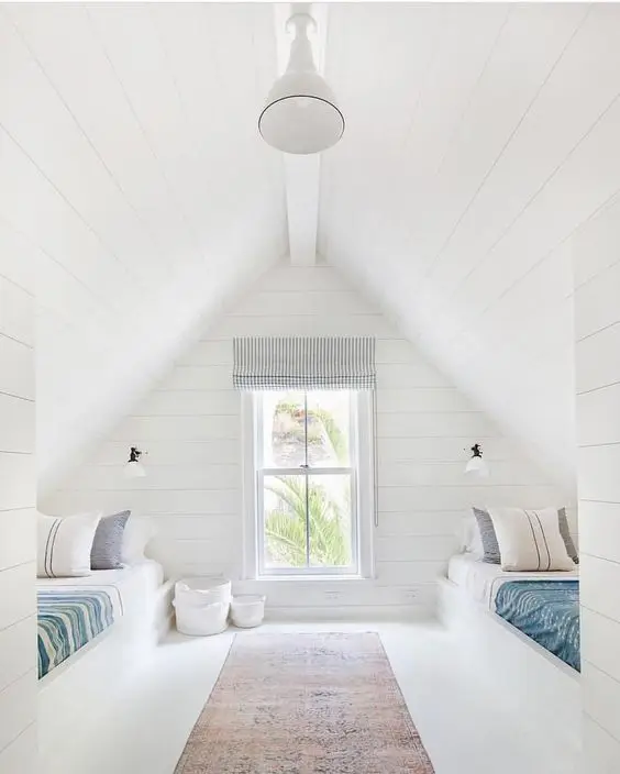 two-bed loft bedroom