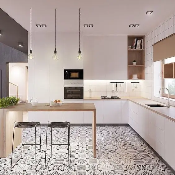 charming minimalist kitchen