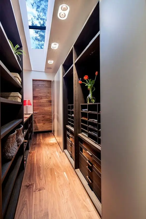 closet with skylights