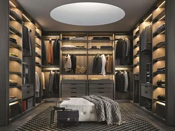 sophisticated closet