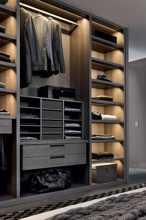 masculine closet design