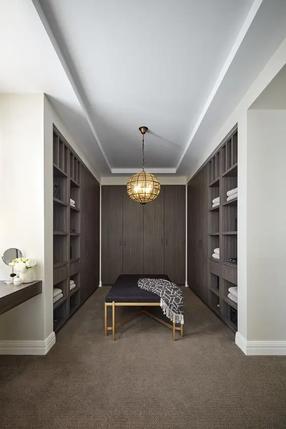 open door bedroom closet