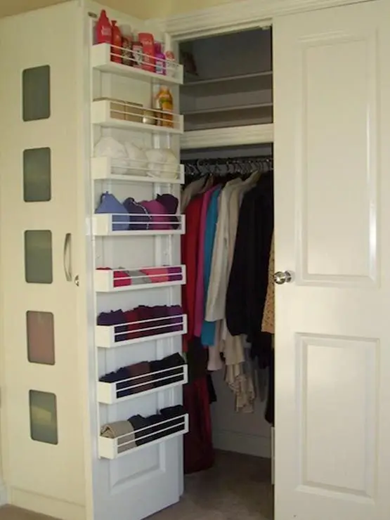 closet door storage