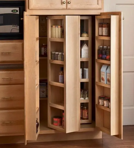 swing out cabinets