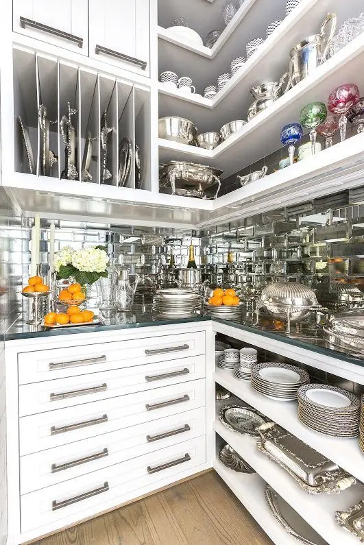 luxurious elegant pantry