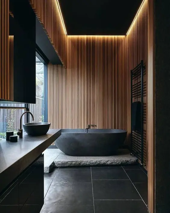 modern zen bathroom