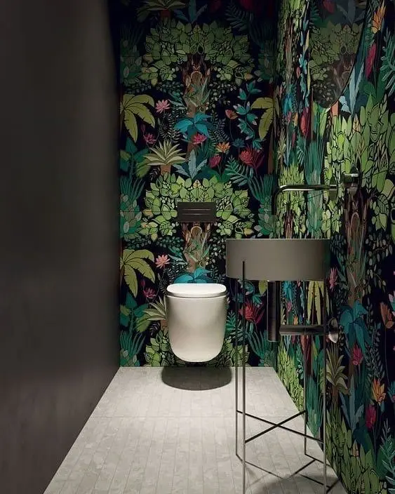 artistic painted tiles