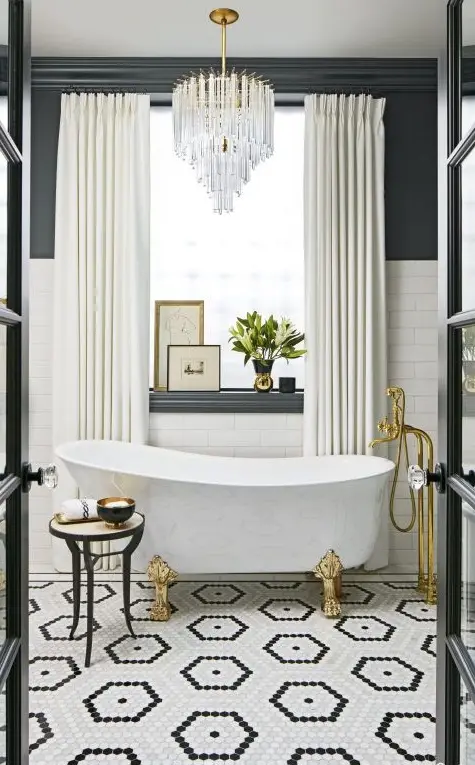 glamorous bathroom